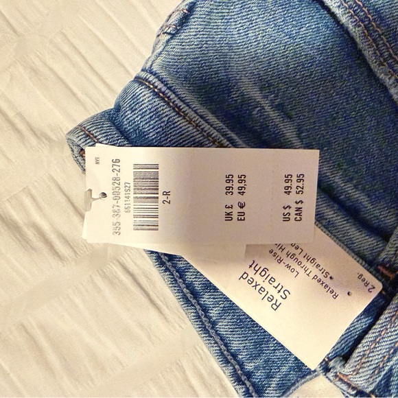Hollister Women's Low-rise Straight Leg Jeans - Light Blue - Picture 3 of 3